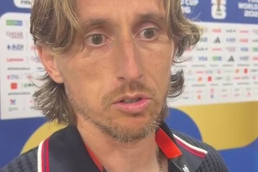 Luka Modri&cacute; nakon Engleske