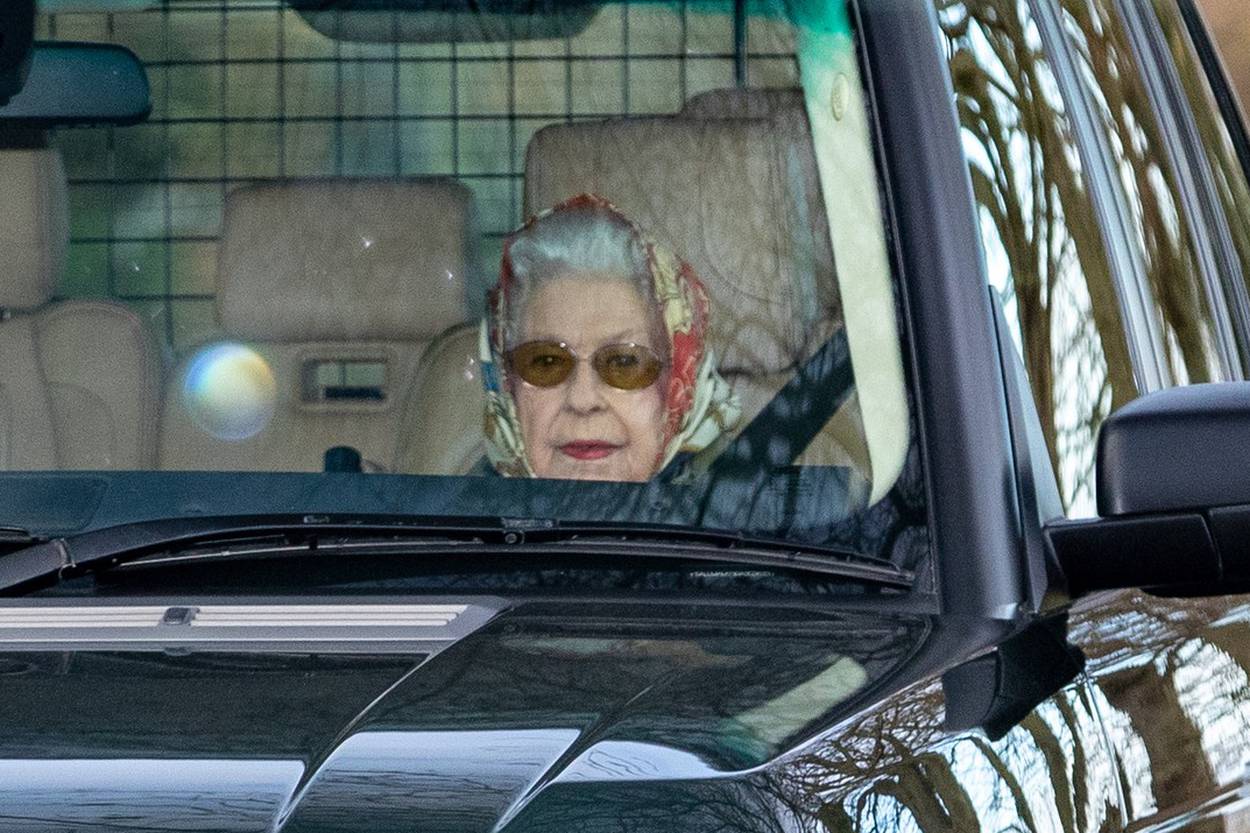 Queen Spotted Being Driven Around Sandringham, Norfolk