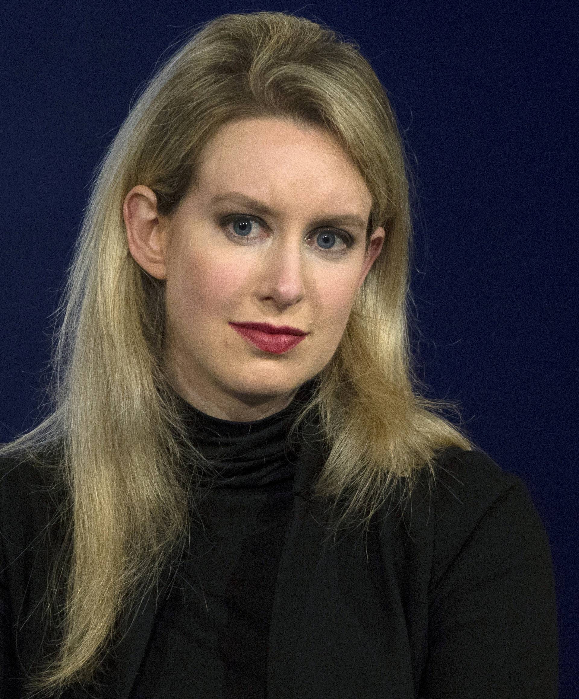 FILE PHOTO: Holmes, CEO of Theranos, attends a panel discussion during the Clinton Global Initiative's annual meeting in New York