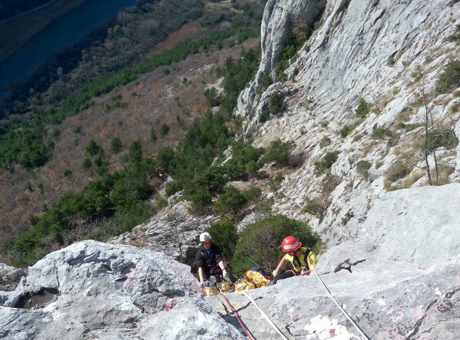 Akcija: GSS-ovci su spasili pastira iz kanjona Cetine