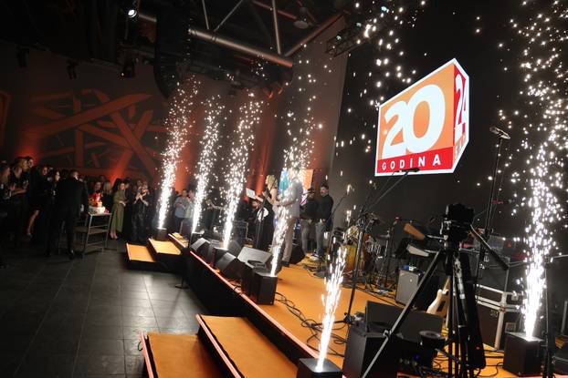 Zagreb: Atmosfera na proslavi 20. rođendana 24sata