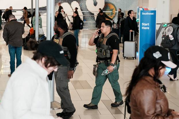 TSA Security Lines at LaGuardia International Airport