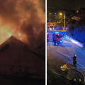 VIDEO Po&zcaron;ar progutao krov ku&cacute;e u Dubravi: 'Susjedne ku&cacute;e bile su ugro&zcaron;ene, bilo nas je strah'