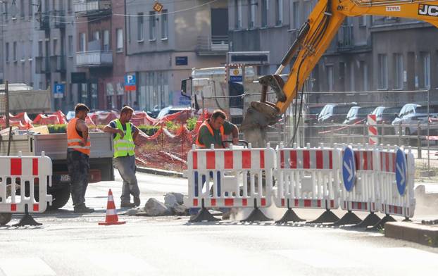Zagreb: Zbog radova križanje Šubićeve i Zvonimirove ulice zatvara se za promet na mjesec dana