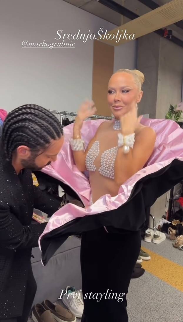 FOTO Maja Šuput prekrila grudi biserima za novu sezonu showa Supertalent: 'Da nije simple...'