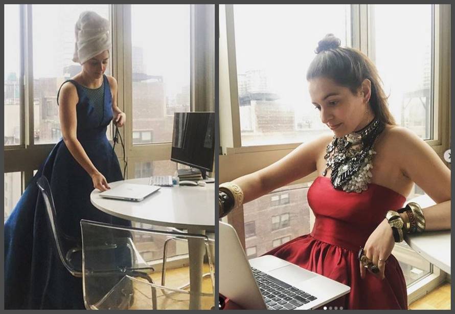 Umjesto trenirke, ona si svaki dan oblači glamurozne haljine