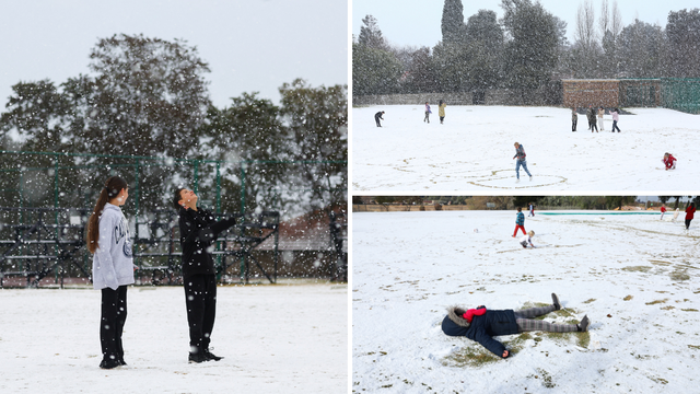 FOTO Stanovnici Johannesburga zapanjeni prvim snijegom u više od deset godina: 'Uzbudljivo je'
