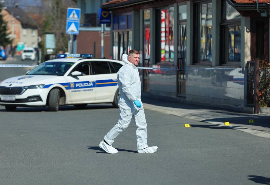 Zagreb: Policijski očevid u Dubravi gdje je jutros došlo do pucnjave