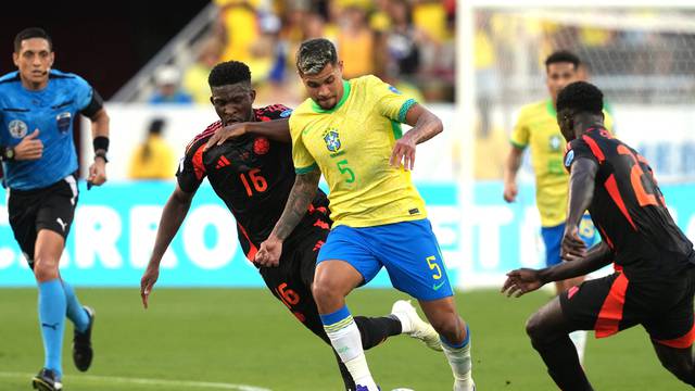 Soccer: Copa America-Brazil vs Colombia