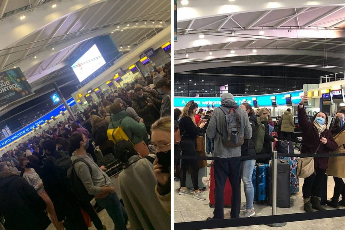 Kaos u londonskoj zračnoj luci: Na stotine putnika lovi zadnji let za Dublin prije lockdowna
