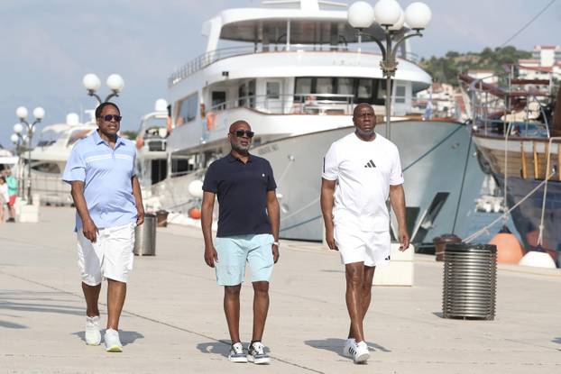 Trogir: Magic Johnson prošetao po rivi s prijateljima