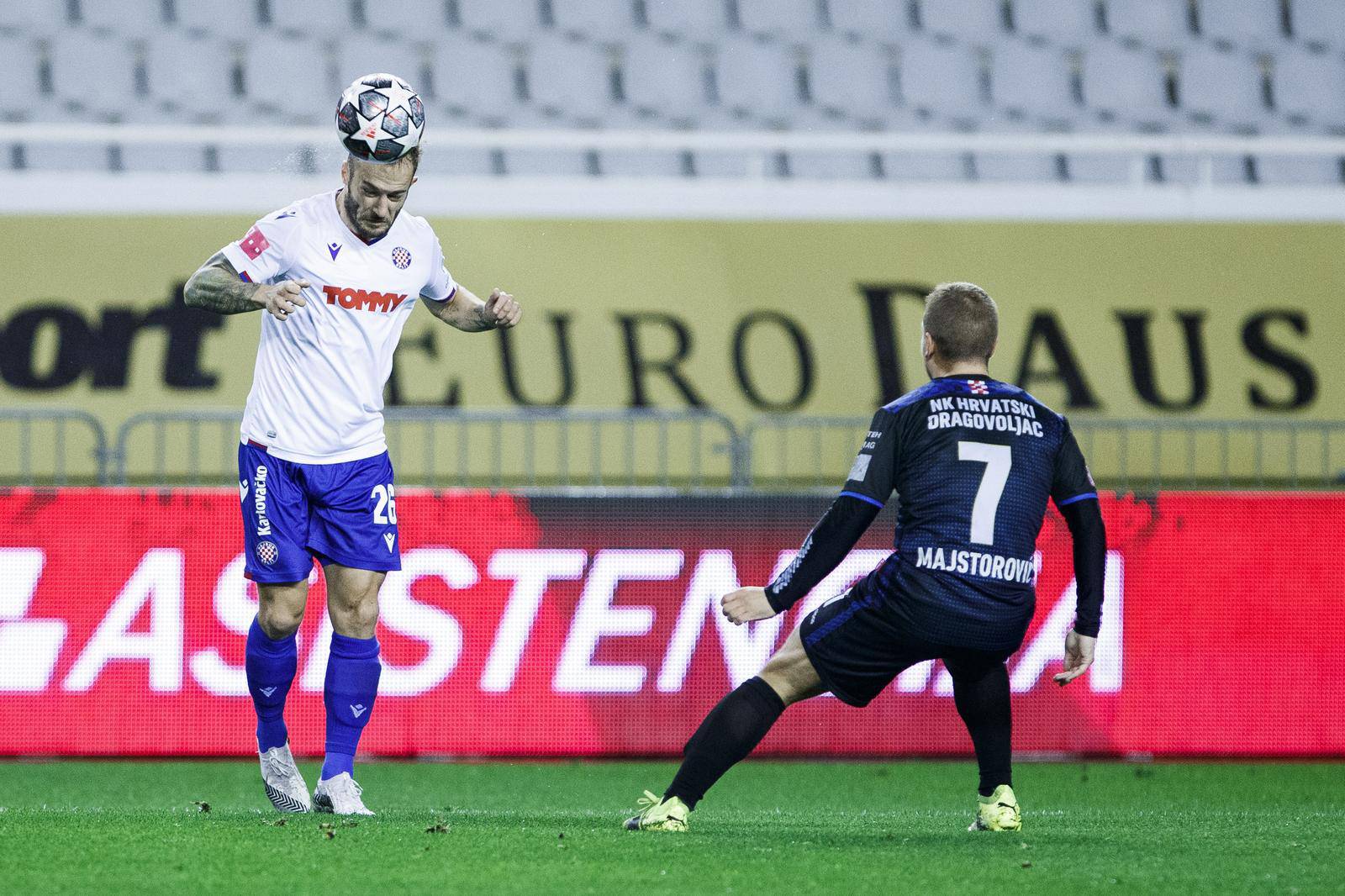 U 15. kolu HT Prve HNL sastali se Hajduk i Hrvatski dragovoljac