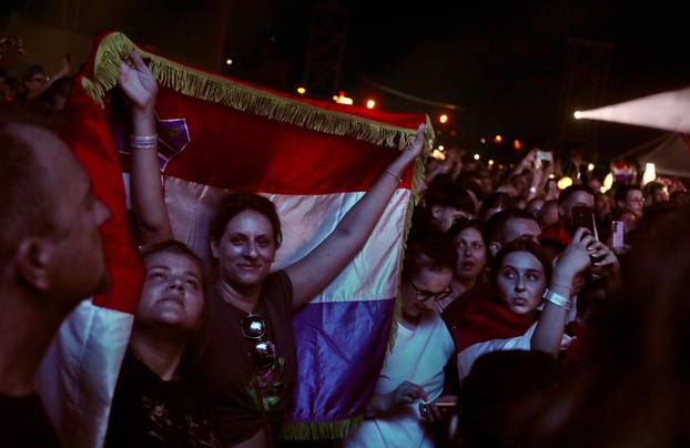 Dugopolje: Thompson održao koncert na prepunom stadionu Hrvatskih vitezova