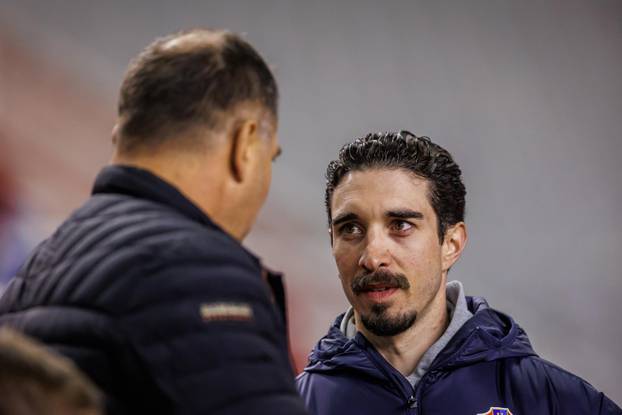 Split: Trening nogometaša reprezentacije Hrvatske na Poljudu