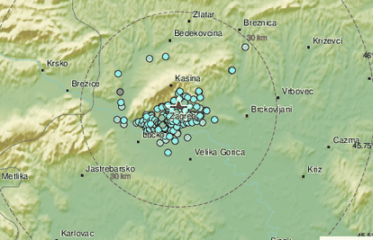 'Čulo se kao da grmi': Potres od 3,1 Richtera pogodio je Zagreb