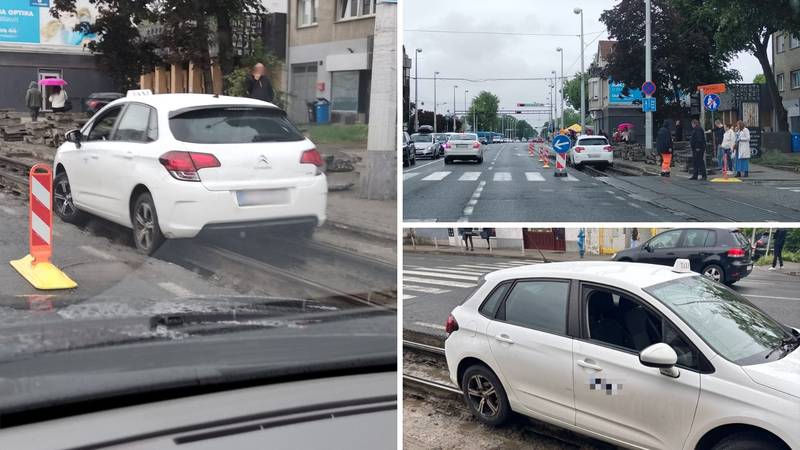 FOTO Kakav majstor: Autom se u Dubravi zaletio na tračnice pa zaglavio: Zaustavio je i promet 18 dizajn bez naslova 13.png