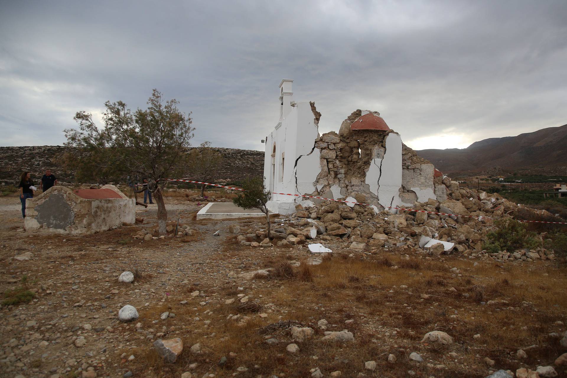 Earthquake on the island of Crete