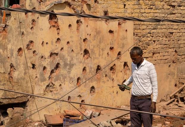 Aftermath of Pakistan's military operation against India, in Jammu