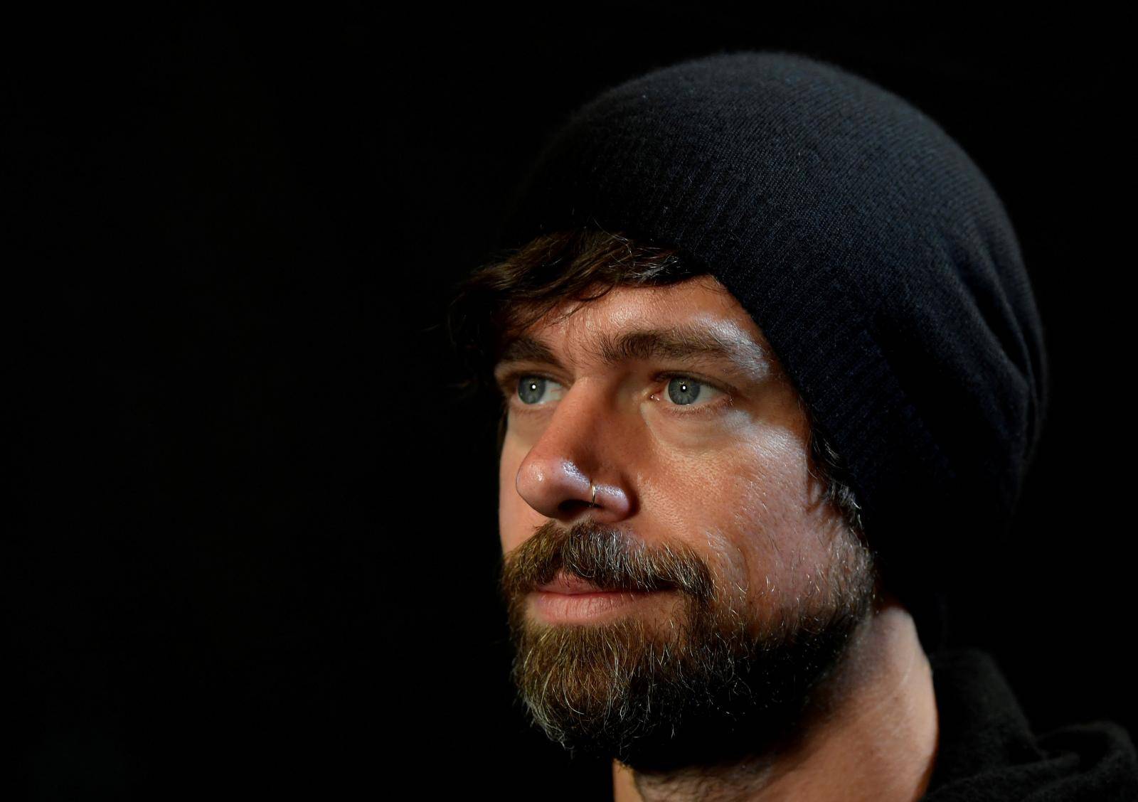 FILE PHOTO: Dorsey, co-founder of Twitter and fin-tech firm Square, sits for a portrait during an interview with Reuters in London