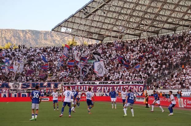 Split: Split: Navija&ccaron;i na Poljudu prate utakmicu Hajduk - Dinamo
