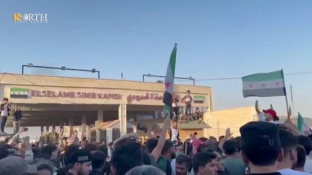 Protests break out in northwestern Syria