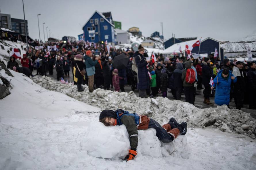 Protesters rally in Greenland against Trump annexation threat