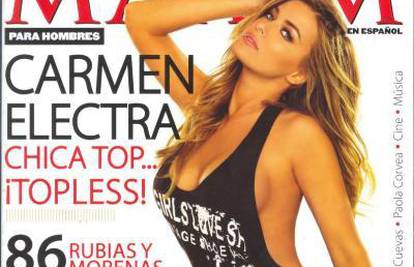 Carmen Elektra se opet skinula za časopis Maxim 
