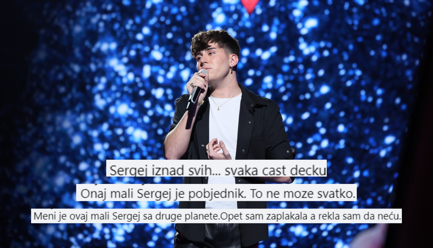 Sergej oduševio gledatelje 'The Voicea': 'Baš dugo nisam ovako nešto dobro čula. Plakala sam'