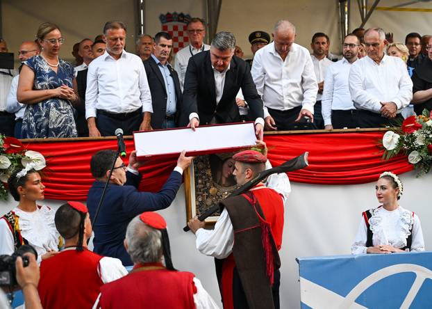 FOTO Ovako je izgledao susret Plenkovića i Milanovića u Sinju