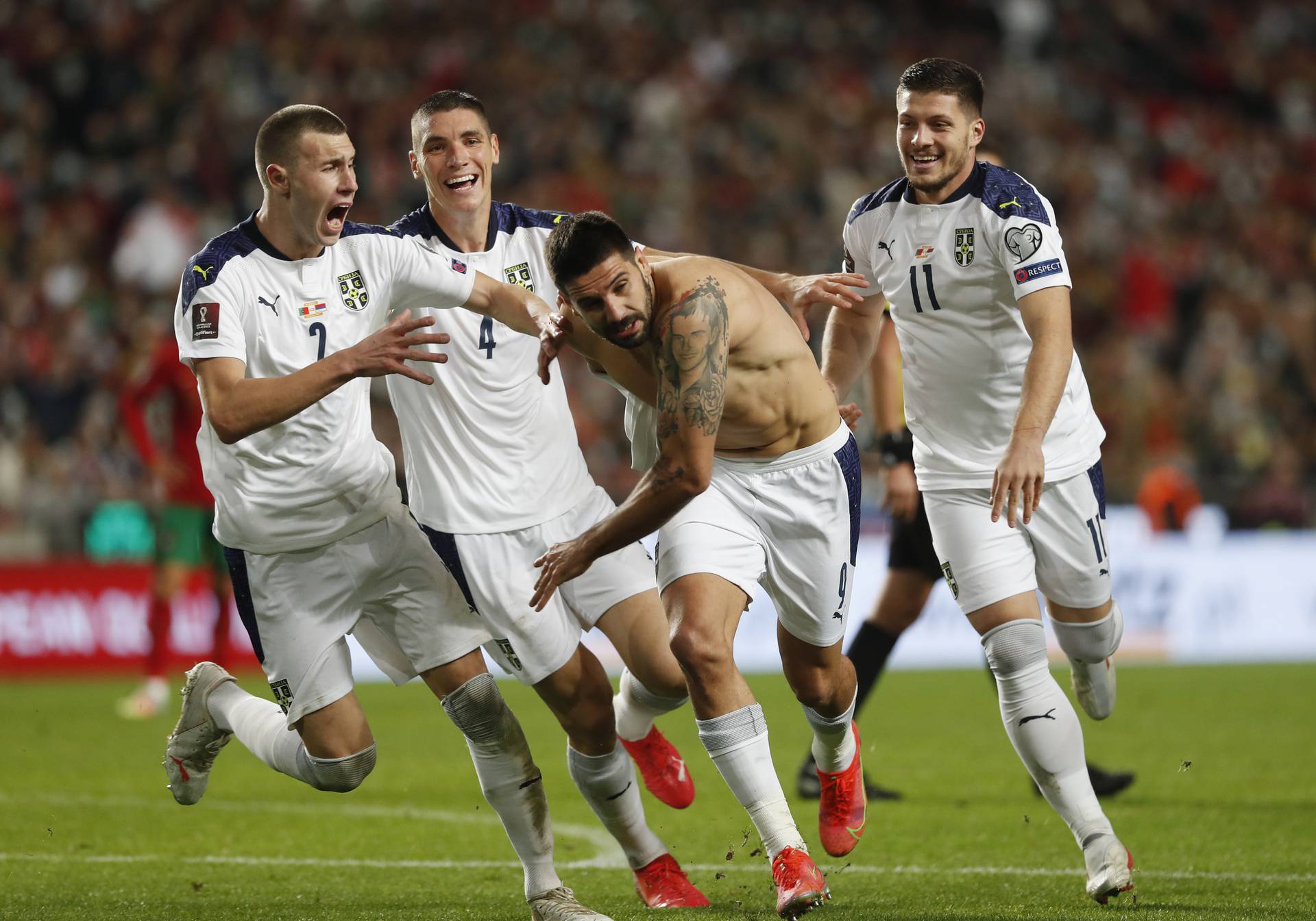 World Cup - UEFA Qualifiers - Group A - Portugal v Serbia