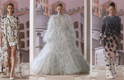 Fendi predlaže haljine nalik na mozaik, ukrašene 3D detaljima