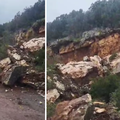 VIDEO Drama na Dugom otoku: 'Strašno! Komadi stijene veliki kao kombi padali su na cestu'