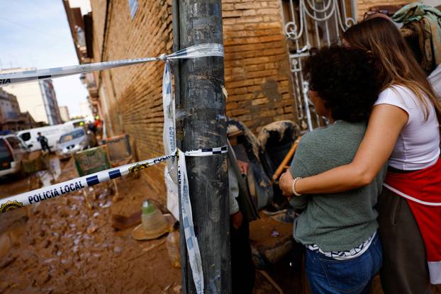 Aftermath of floods in La Torre, Valencia