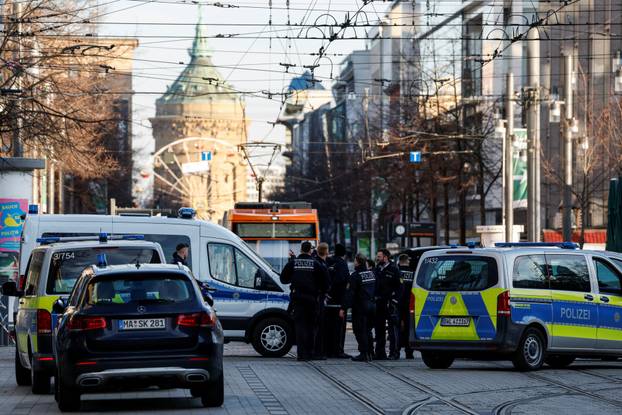 Car drives into crowd in German city of Mannheim