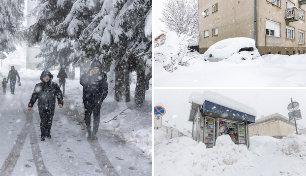 FOTO Snijeg zameo Gorski kotar, palo ga je čak 70 centimetara