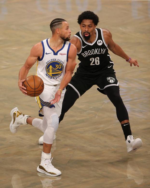 NBA: Golden State Warriors at Brooklyn Nets