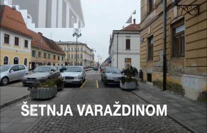 Šetnja Varaždinom u 1157 fotografija spojenih u video