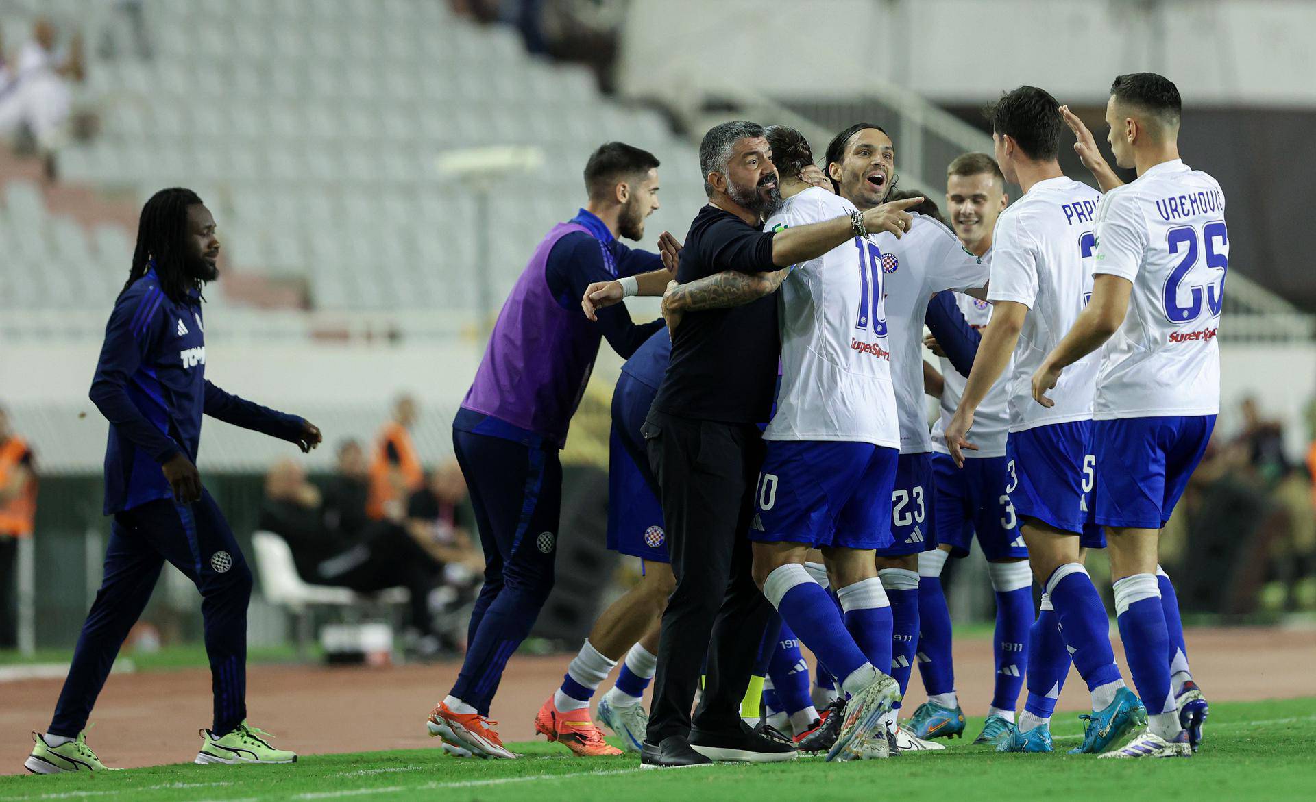 Split: HNK Hajduk i HNK Gorica sastali se u 7. kolu Prve HNL