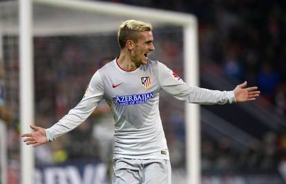 Atlético je slavio u Bilbau bez Mandže, hat-trick Griezmanna