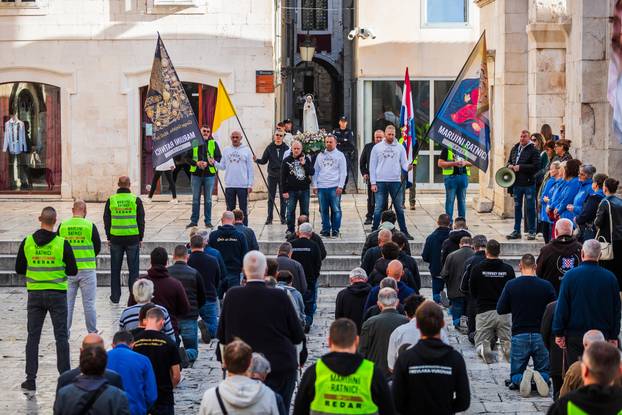 Split: Molitelji na Peristilu okupili su se i ove prve subote u mjesecu
