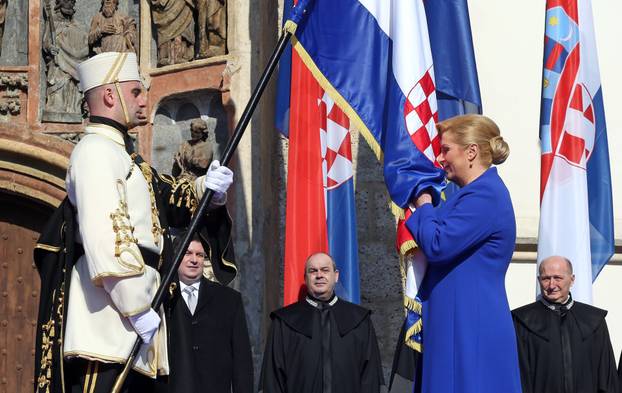 Zagreb: Kolinda Grabar-Kitarovi? prisegnula za predsjednicu Republike Hrvatske