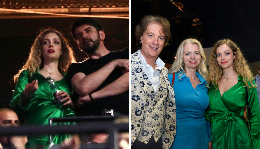 Huljići su s kćeri Hanom bodrili zeta Grašu na koncertu u Splitu: 'Sretan sam, ovo je moj grad!'