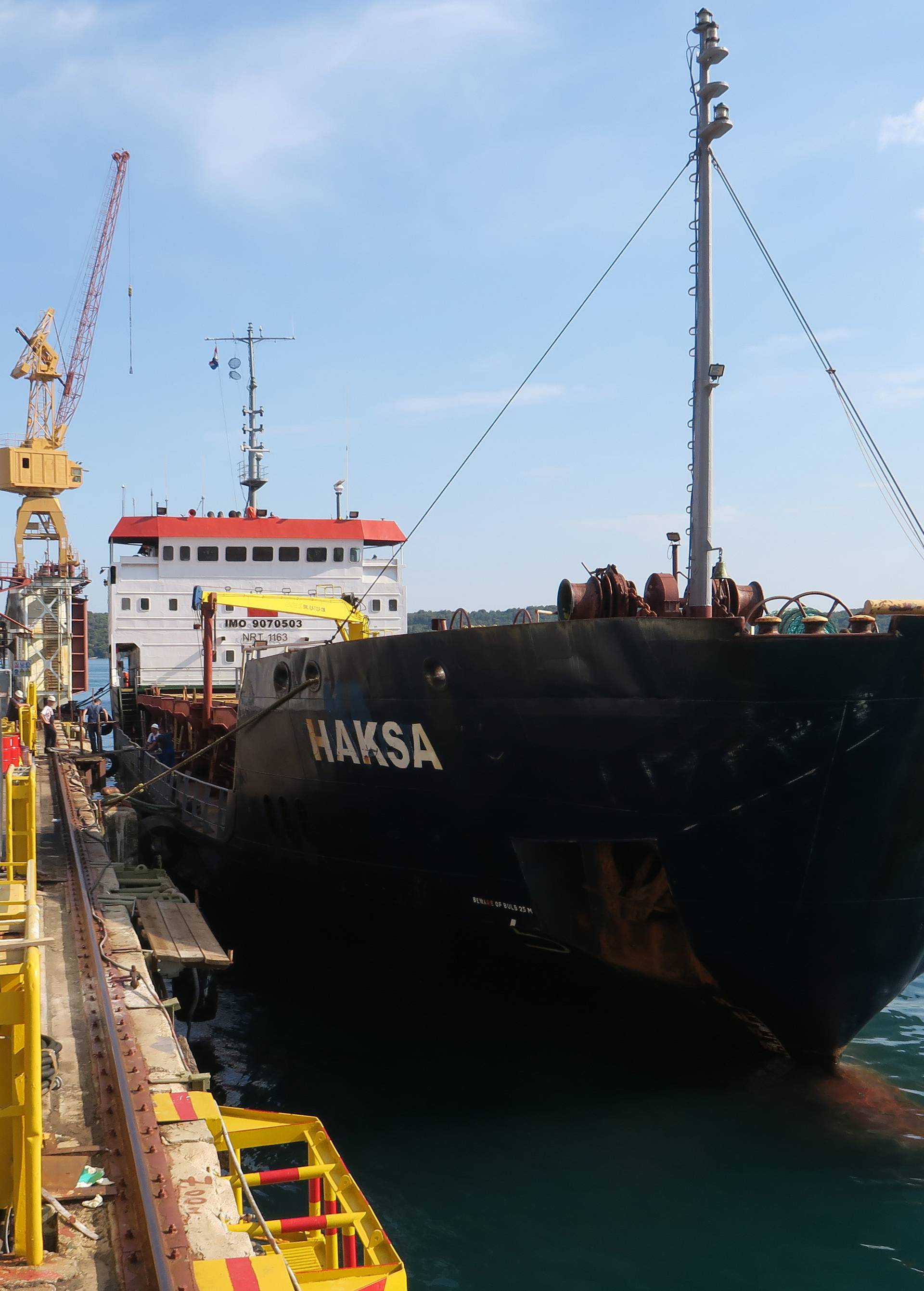 Brod Haksa u Šibeniku: Ljetos je počeo tonuti pokraj Jabuke