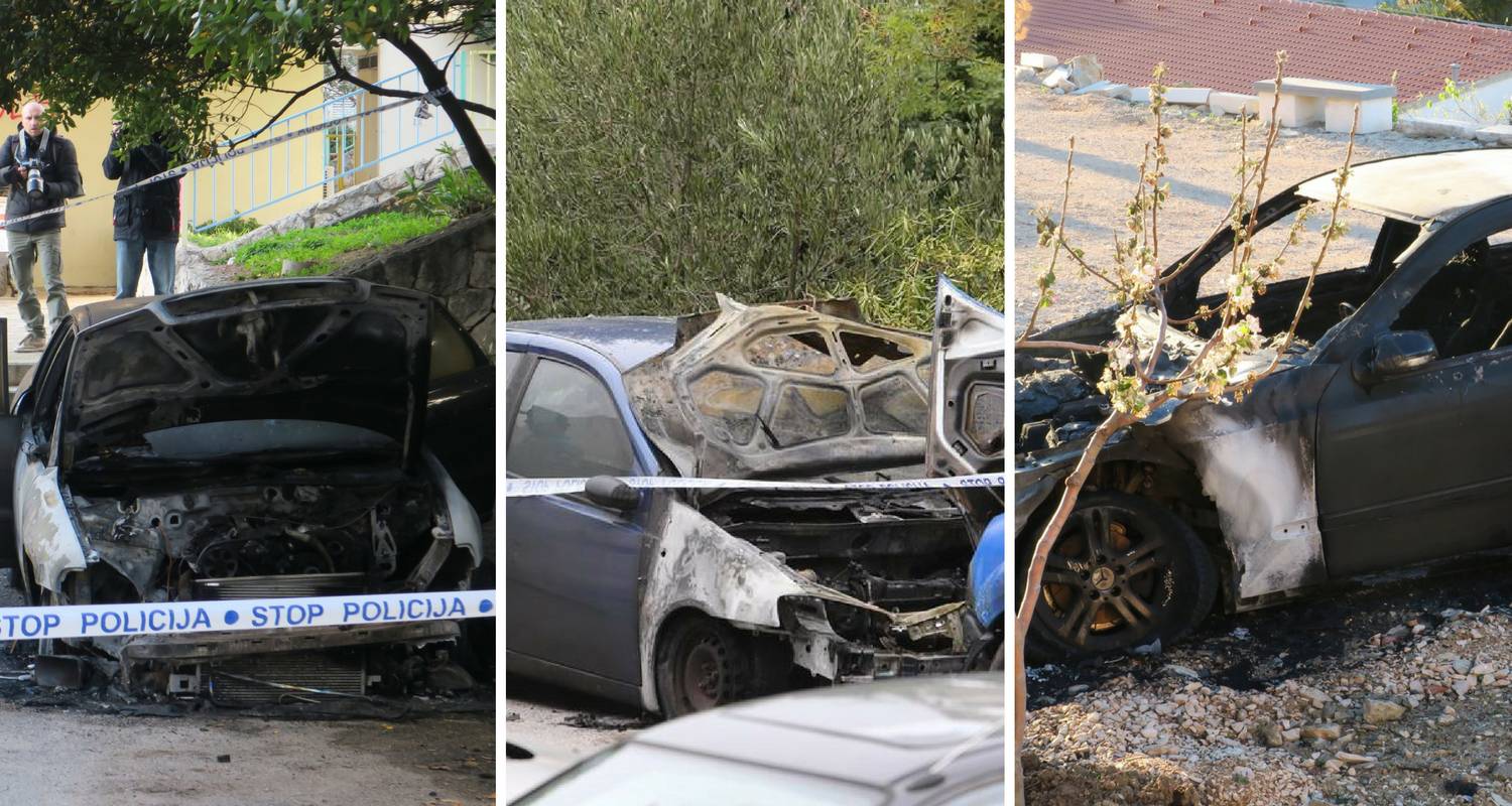 U Splitu je izgorjelo 18 auta: 'Dobio sam prekrasnu čestitku'