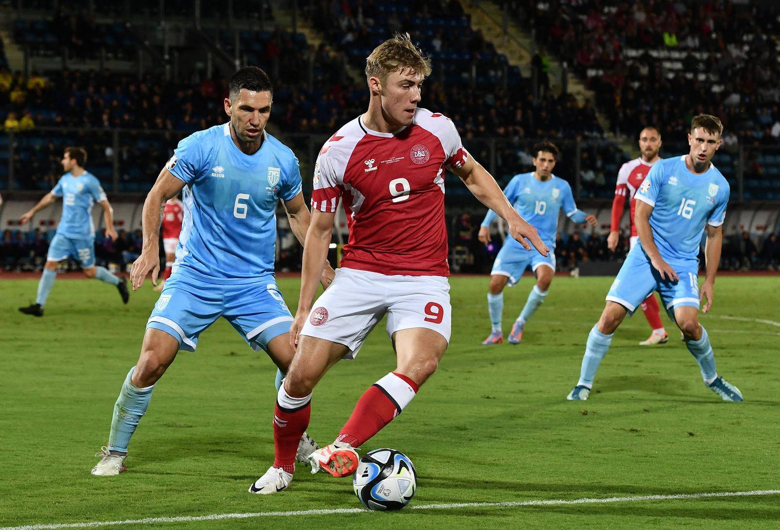 Euro 2024 Qualifier - Group H - San Marino v Denmark