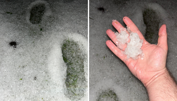 GALERIJA Pljuskovi u Dalmaciji, jaka tuča poharala Slavoniju. U utorak stiže novi val nevremena