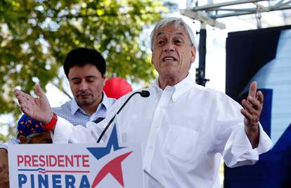 Konzervativni Pinera očekuje pobjedu na izborima u Čileu