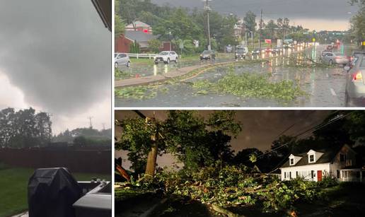 VIDEO Tornada ostavljala pustoš u Marylandu: Više ozlijeđenih, ljudi ostali zarobljeni u kućama