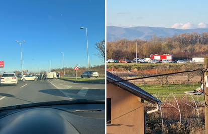 Prometni kaos na Slavonskoj, zbog nesreće se stvorila gužva: 'Kolona je velika, strašan sudar'