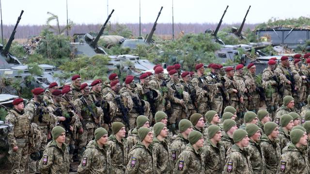 Military drills of the Ukrainian Air Assault Forces in Zhytomyr Region